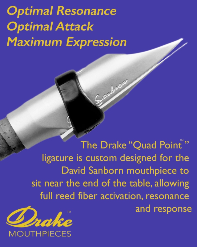 David Sanborn Mouthpiece with Quad Point Ligature